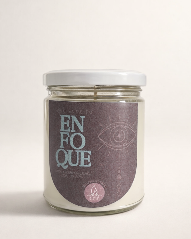 Empaque de vela Enfoque