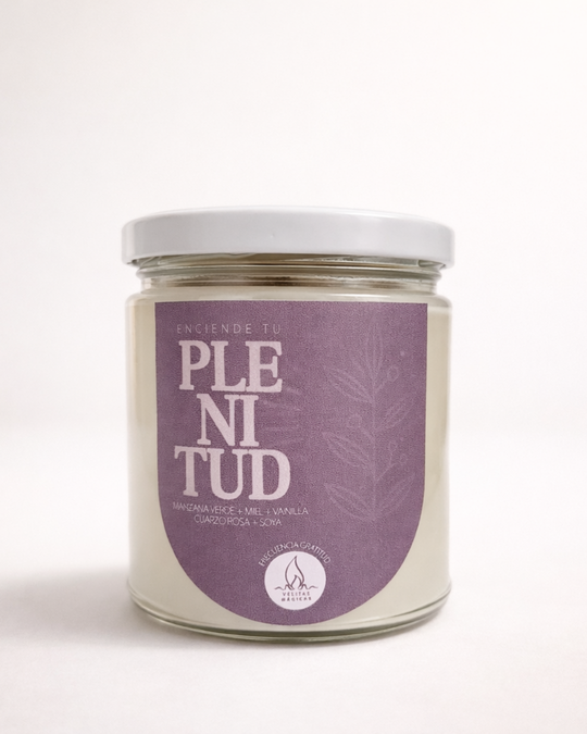 Vela aromatica de manzana, miel y vainilla