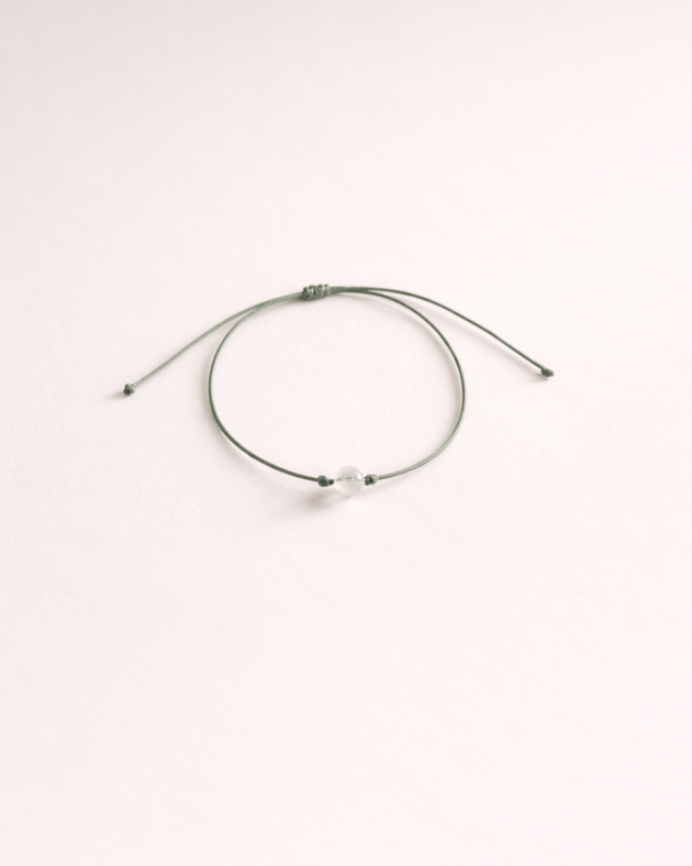 Pulsera de selenita incluida con vela Libertad